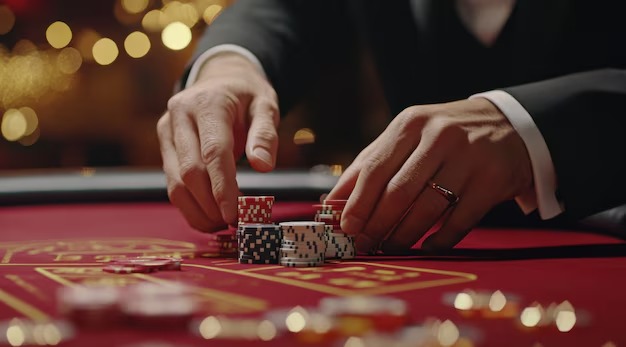 smartgaming77 live Microgaming blackjack table with professional dealer and multi-camera broadcast setup